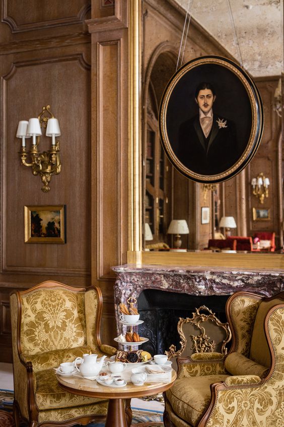 巴黎丽兹酒店 Ritz Paris  普鲁斯特沙龙Salon Proust  法式下午茶