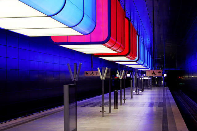 欧洲地铁 德国 汉堡 hafencity university station