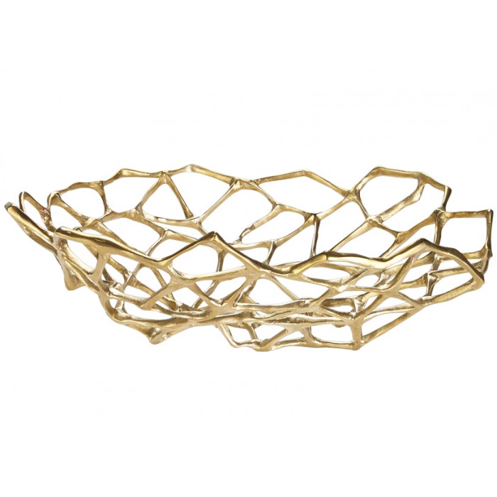 Tom Dixon Bone Bowl Brass 黄色金属果盘