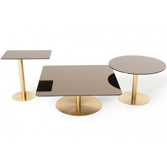 Tom Dixon Flash Table Rectangle 金属茶几